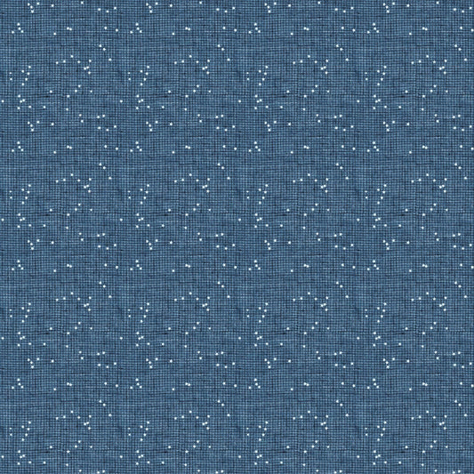 Stash Check Blue by Ghazal Razavi for Figo Fabrics - 92023-42