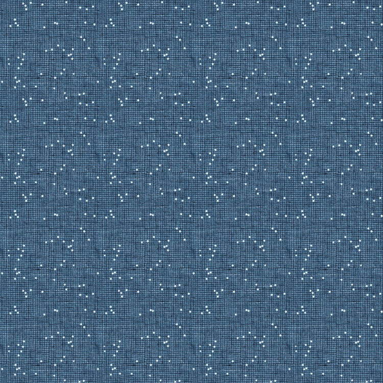 Stash Check Blue by Ghazal Razavi for Figo Fabrics - 92023-42