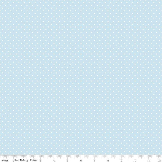 Swiss Dot Boy Blue by Riley Blake Designs - C670-BOYBLUE