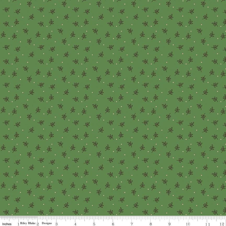 Autumn Sprig Clover by Lori Holt for Riley Blake Designs - C14663-CLOVER