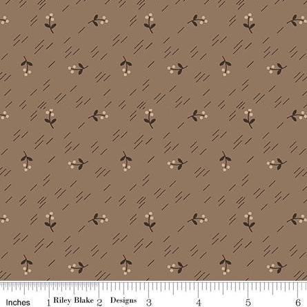 Autumn Berries Chestnut by Lori Holt for Riley Blake Designs - C14652-CHESTNUT