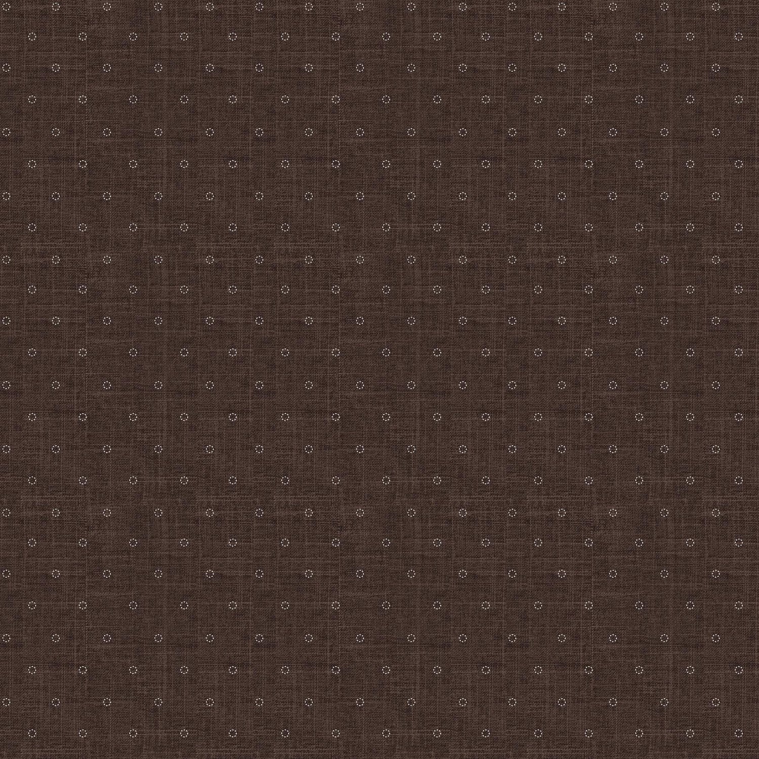 Stash Stitches Brown by Ghazal Razavi for Figo Fabrics - 92021-38