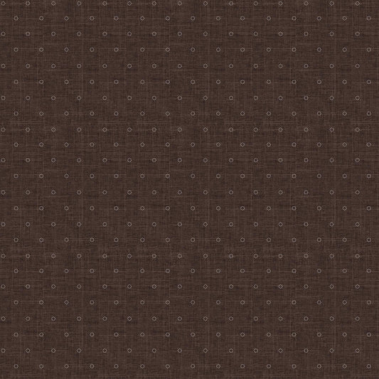 Stash Stitches Brown by Ghazal Razavi for Figo Fabrics - 92021-38