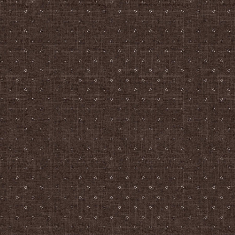 Stash Stitches Brown by Ghazal Razavi for Figo Fabrics - 92021-38