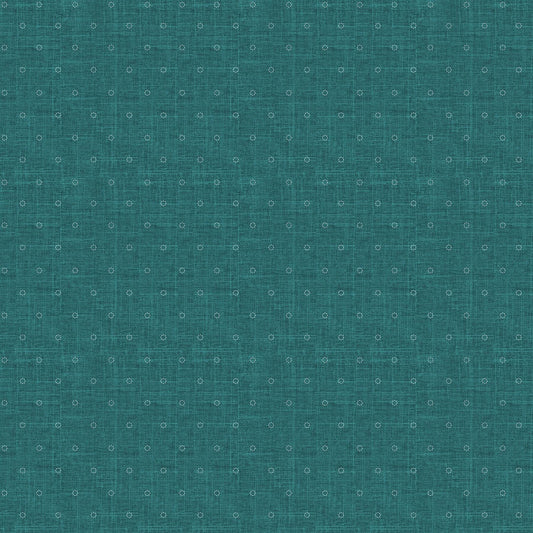 Stash Stitches Teal by Ghazal Razavi for Figo Fabrics - 92021-64