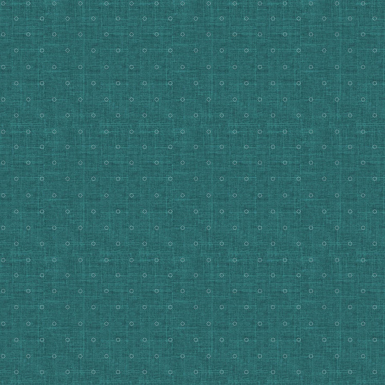 Stash Stitches Teal by Ghazal Razavi for Figo Fabrics - 92021-64