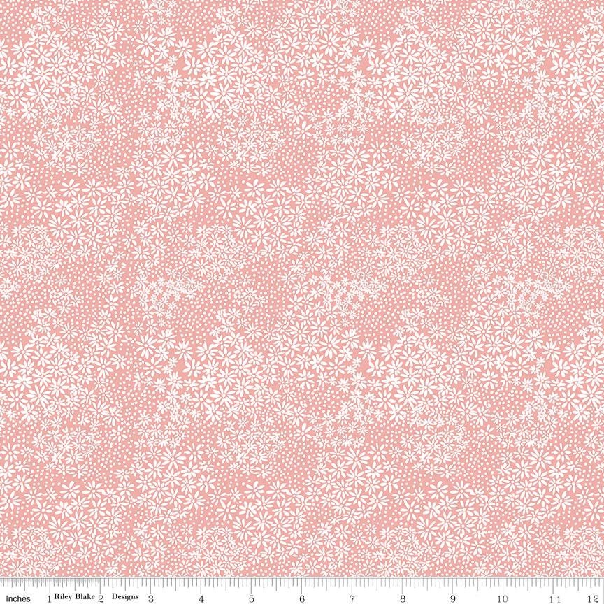 A Walk on the Prairie Silhouette Coral by Melissa Gilbert of Modern Prairie for Riley Blake Designs - C15235-CORAL