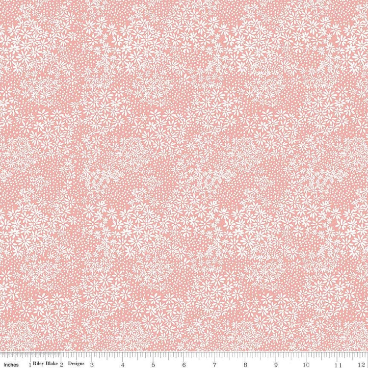 A Walk on the Prairie Silhouette Coral by Melissa Gilbert of Modern Prairie for Riley Blake Designs - C15235-CORAL