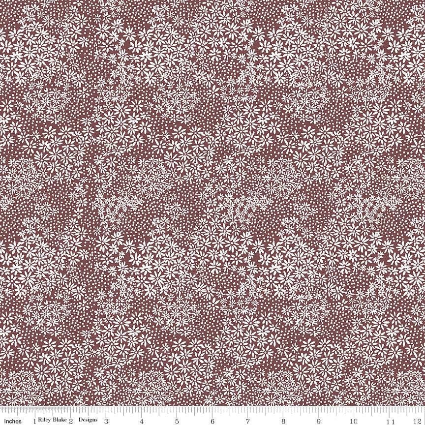 A Walk on the Prairie Silhouette Marsala by Melissa Gilbert of Modern Prairie for Riley Blake Designs - C15235-MARSALA