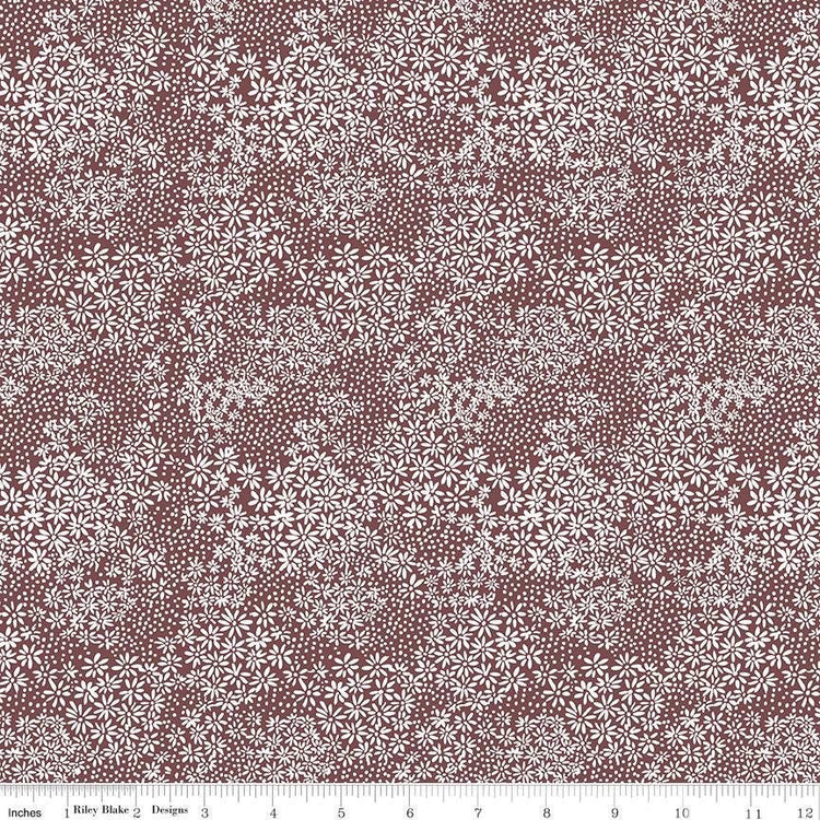 A Walk on the Prairie Silhouette Marsala by Melissa Gilbert of Modern Prairie for Riley Blake Designs - C15235-MARSALA