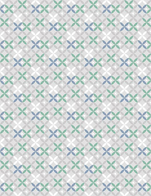 Safari Lullaby Criss Cross Gray by Deane Beesley Designs for Wilmington Prints - 3060 36268 914