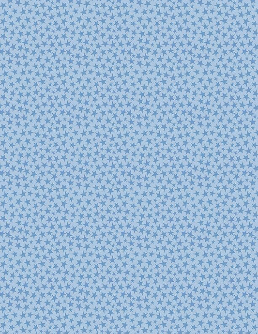 Safari Lullaby Stars All Over Blue by Deane Beesley Designs for Wilmington Prints - 3060 36269 444