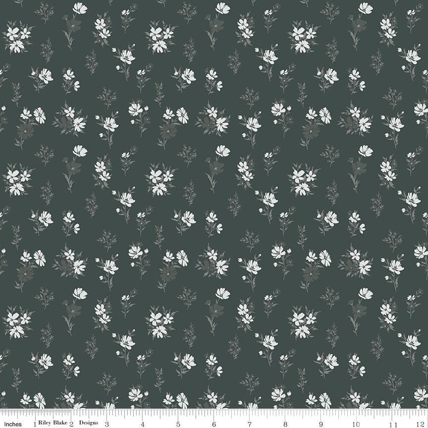 A Walk on the Prairie Floral Deep River by Melissa Gilbert of Modern Prairie for Riley Blake Designs - C15232-DEEPRIVER