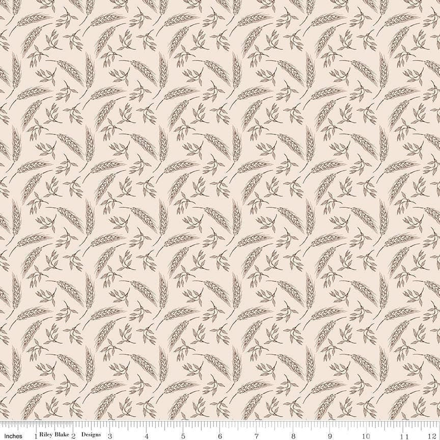 A Walk on the Prairie Wheat Putty by Melissa Gilbert of Modern Prairie for Riley Blake Designs - C15233-PUTTY