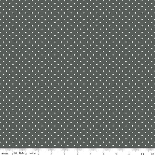 A Walk on the Prairie Dots Deep River by Melissa Gilbert of Modern Prairie for Riley Blake Designs - C15237-DEEPRIVER