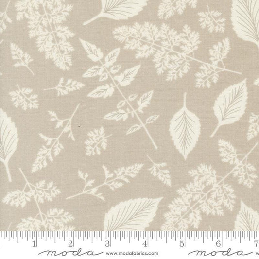 Field of Flowers Leaf Pattern Blenders Flax by Katharine Watson for Moda Fabrics - 3315 12