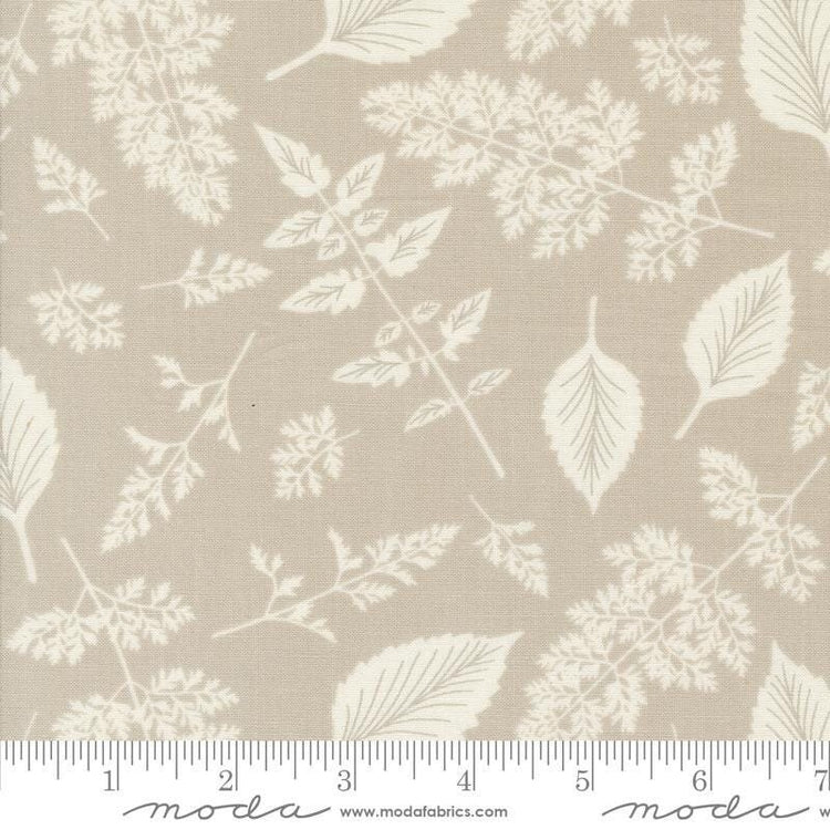 Field of Flowers Leaf Pattern Blenders Flax by Katharine Watson for Moda Fabrics - 3315 12