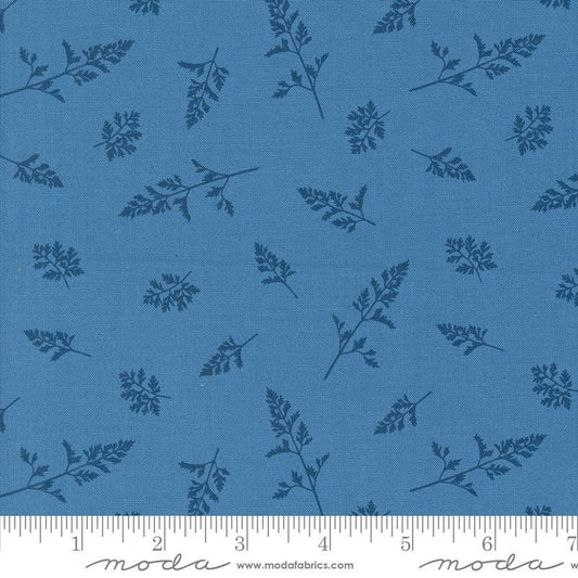 Field of Flowers Leaf Blenders Cornflower by Katharine Watson for Moda Fabrics - 3317 17