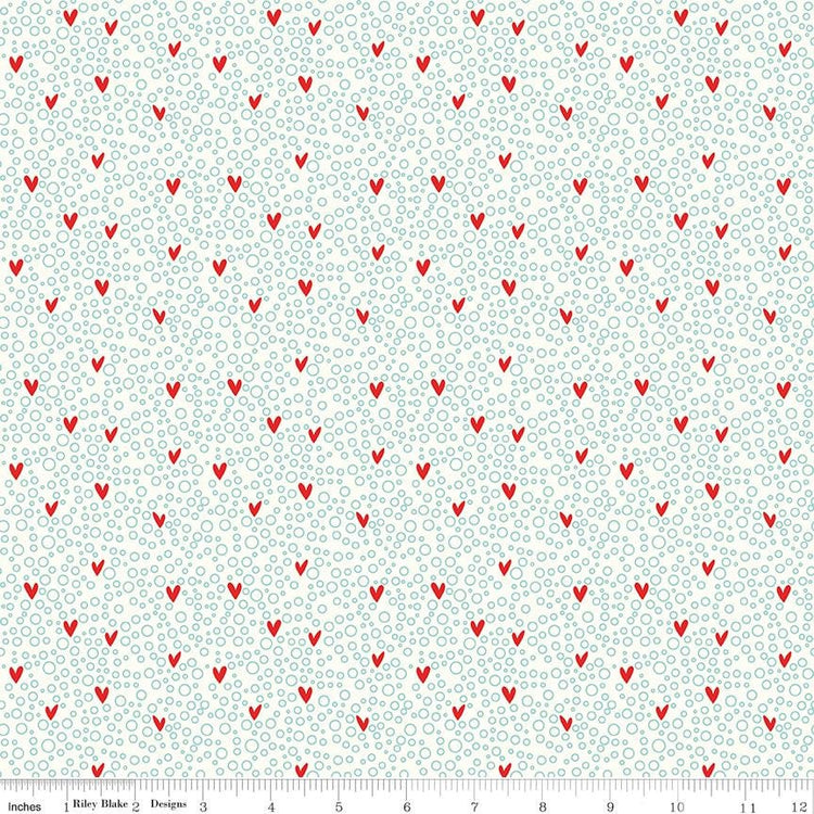 You & Me Dots Cream by Sandy Gervais for Riley Blake Designs - C15402-CREAM