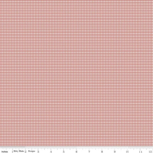 Micro Gingham Canyon Rose by Riley Blake Designs - C455-CANYONROSE