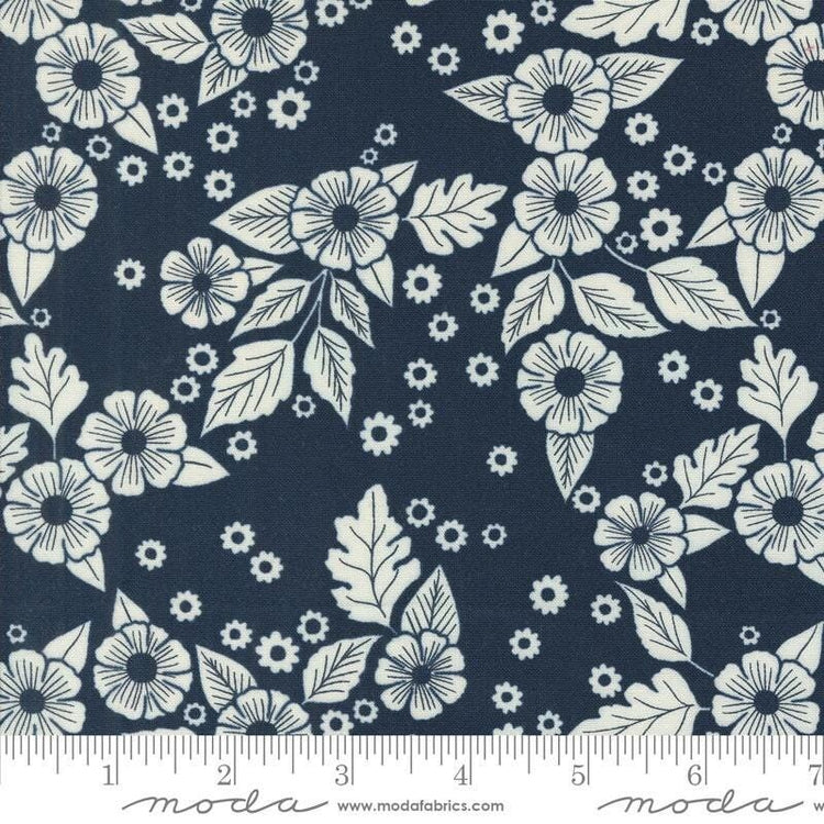 Field of Flowers Floral Scatter Florals Navy by Katharine Watson for Moda Fabrics - 3313 19