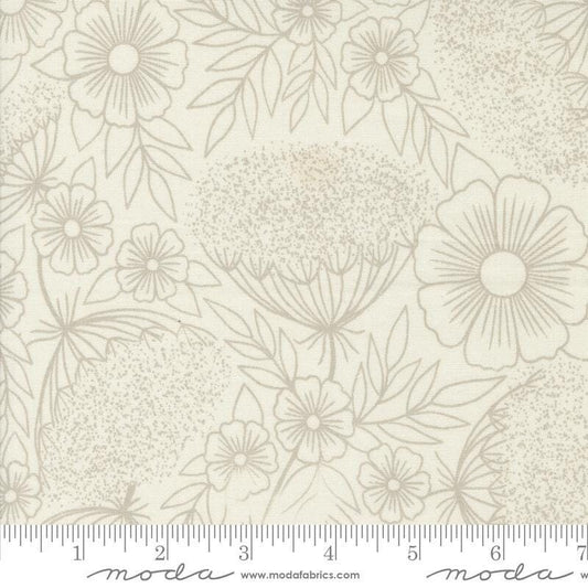 Field of Flowers Queen Anne's Lace Florals Porcelain by Katharine Watson for Moda Fabrics - 3314 11