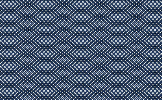 Classic Keepsakes In Blue Diamond Geo Navy Blue by Kanvas Studio for Benartex Fabrics - 14652-55