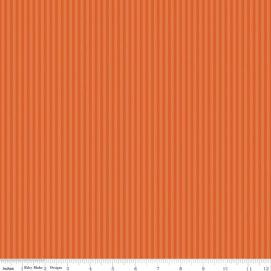 1/8" Stripe Tonal Stripe Autumn by The RBD Designers for Riley Blake Designs - C500-AUTUMN