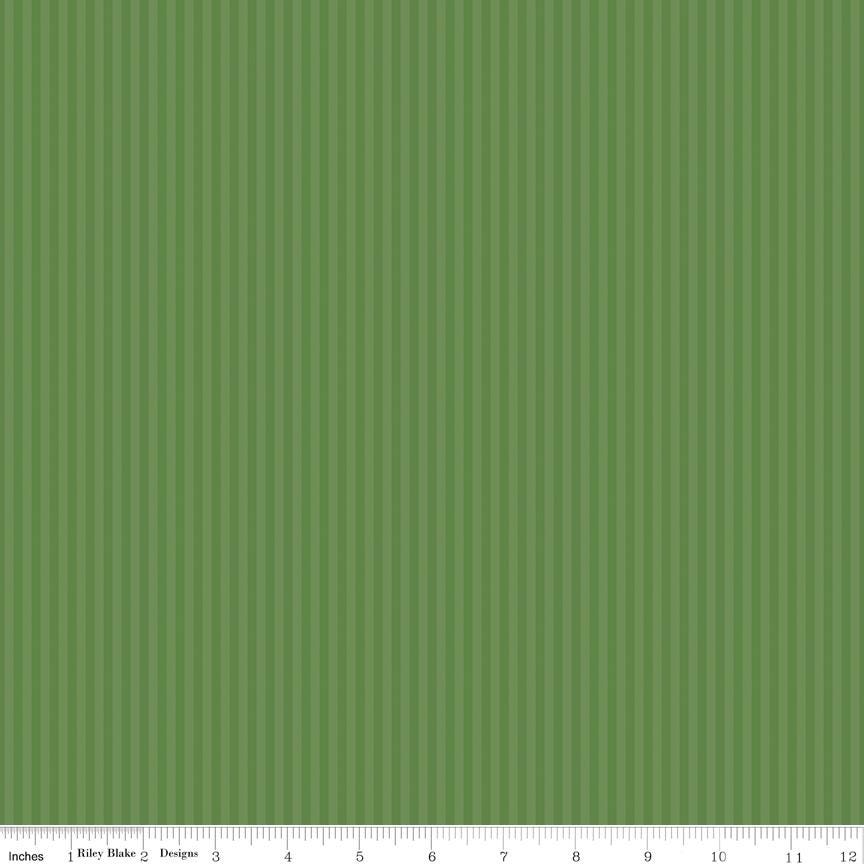 1/8" Tonal Stripe Clover by The RBD Designers for Riley Blake Designs - C500-CLOVER