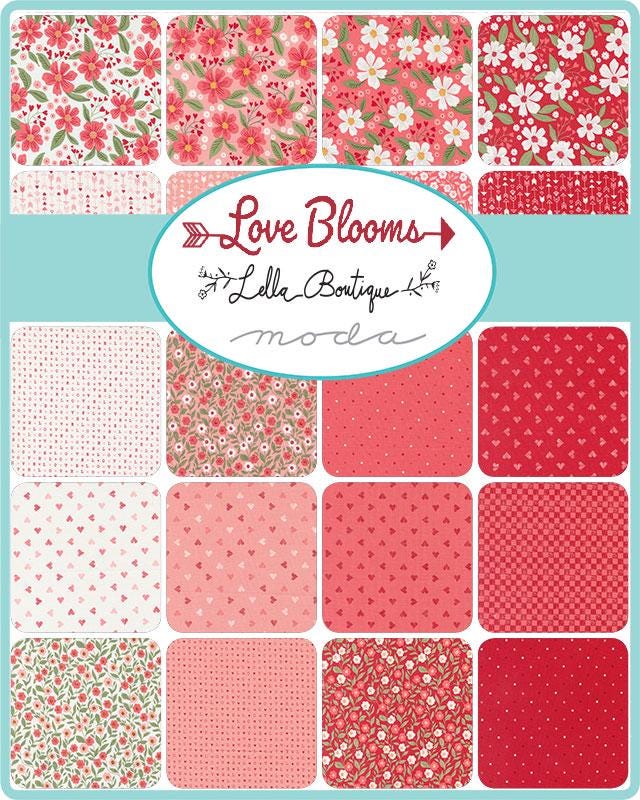 Love Blooms Layer Cake by Lella Boutique for Moda Fabrics - 5220LC - 42 pieces