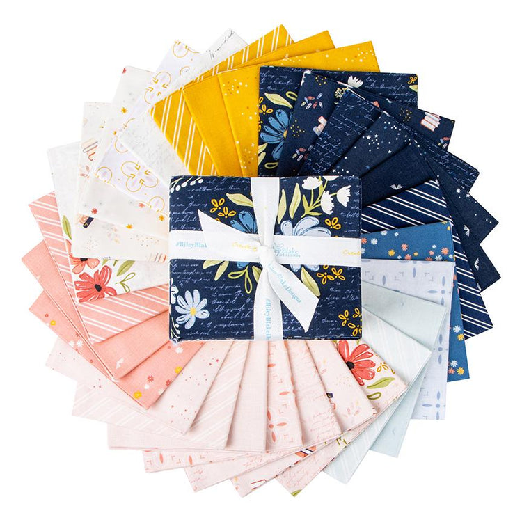 Between the Pages Fat Quarter Bundle by Fran Gulick for Riley Blake Designs - FQ-15370-28 - 28 Pieces