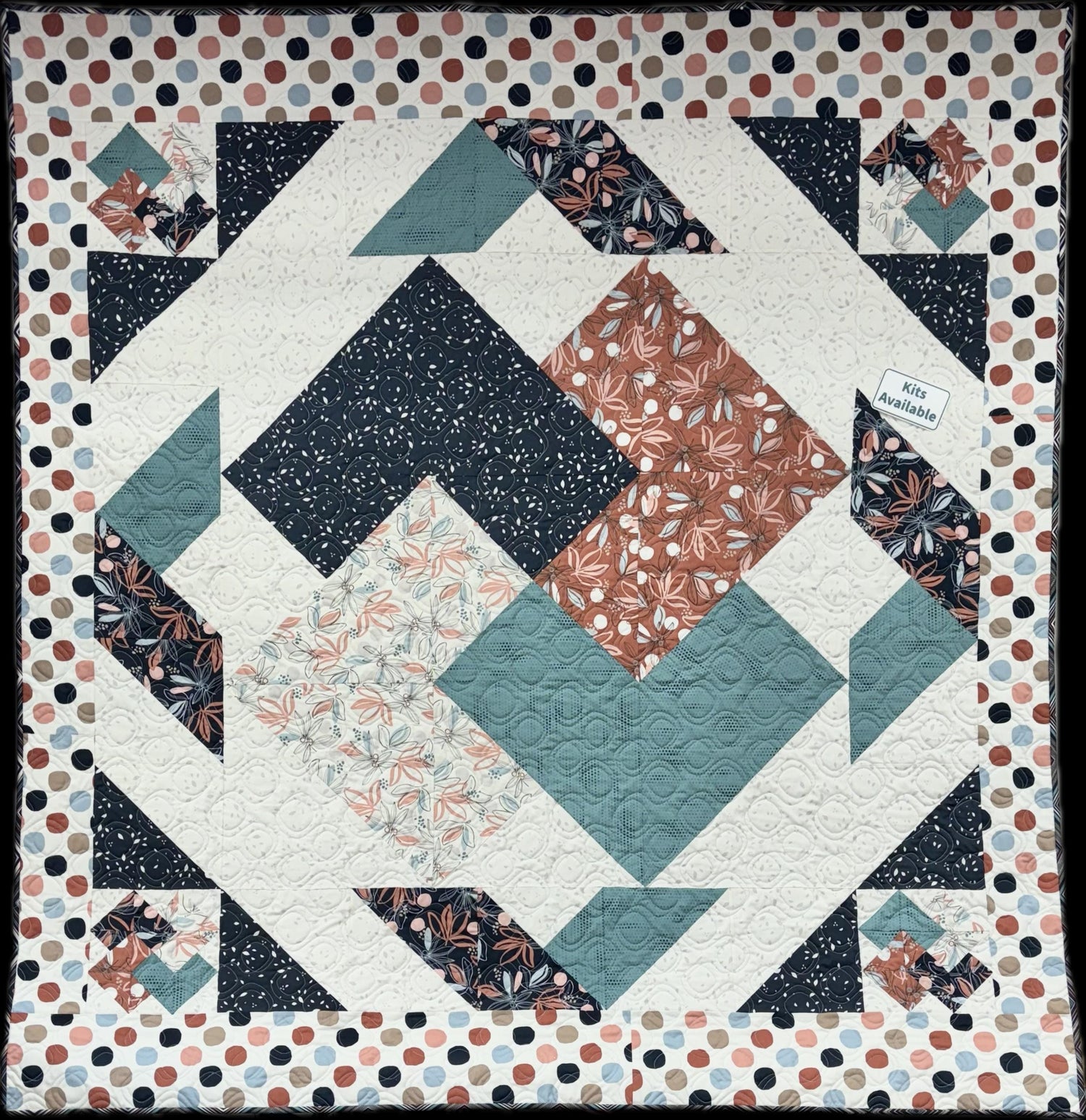 In The Cards Quilt Kit with Melrose fabric by Moda Fabrics - quilt kit and pattern