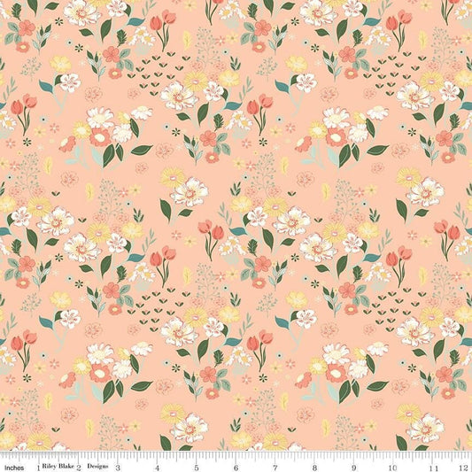 New Beginnings Floral Blush by Sandy Gervais for Riley Blake Designs - C15751-BLUSH