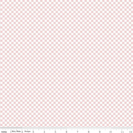 Check Please! 1/4" Check Baby Pink by The RBD Designers for Riley Blake Designs - C820-BABYPINK