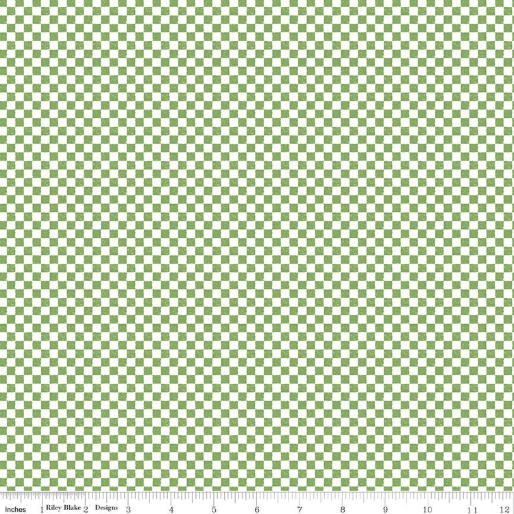 Check Please! 1/4" Check Green by The RBD Designers for Riley Blake Designs - C820-GREEN