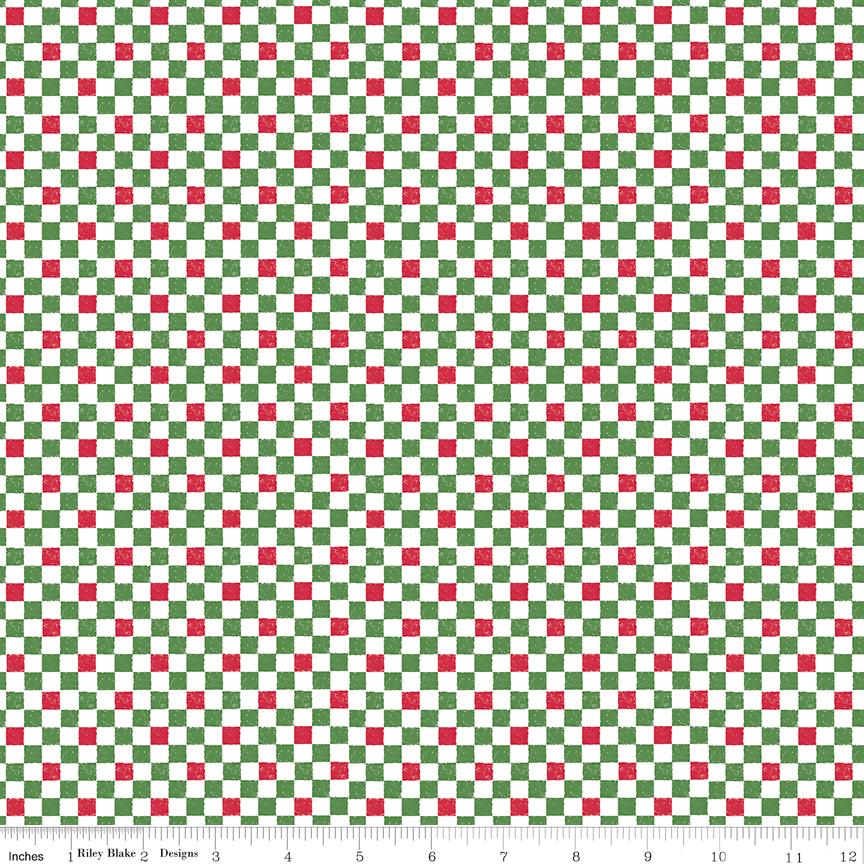 Check Please! 1/4" Check Christmas by The RBD Designers for Riley Blake Designs - C820-CHRISTMAS