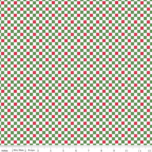 Check Please! 1/4" Check Christmas by The RBD Designers for Riley Blake Designs - C820-CHRISTMAS