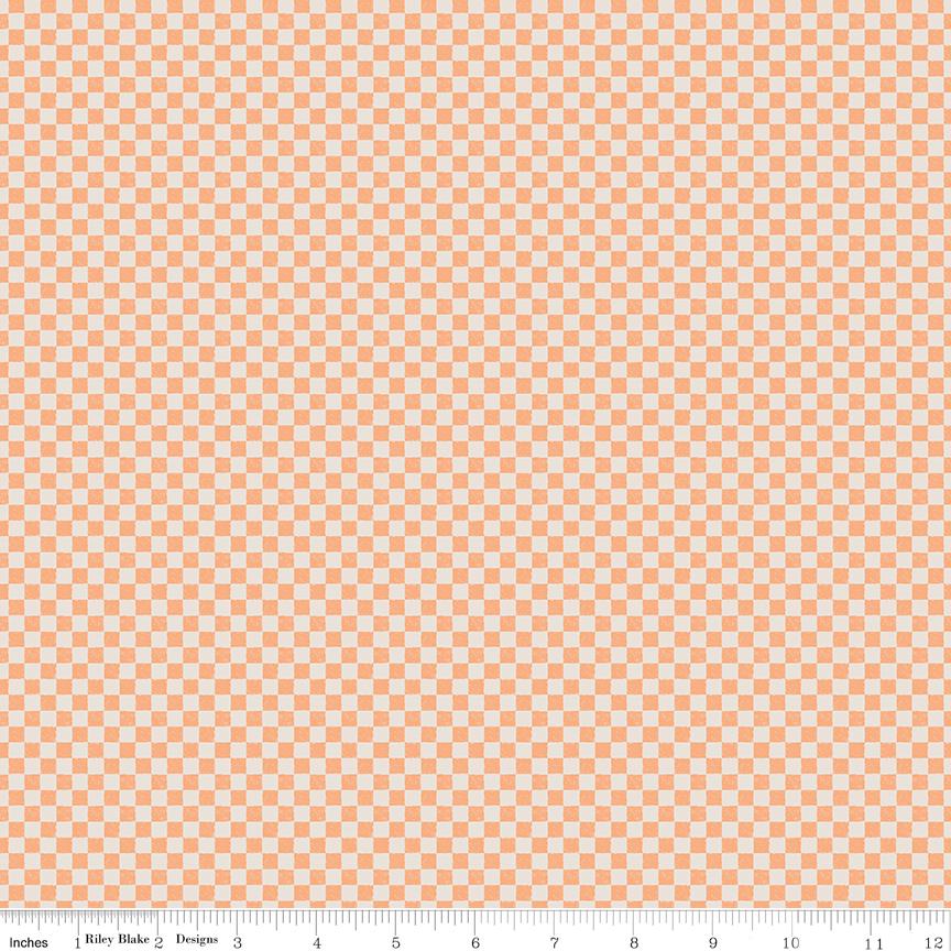 Check Please! 1/4" Check on Ivory Marmalade by The RBD Designers for Riley Blake Designs - C825-MARMALADE