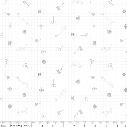 Lights On 2 Stitch is Life by Heather Peterson for Riley Blake Designs - C15777-STITCH