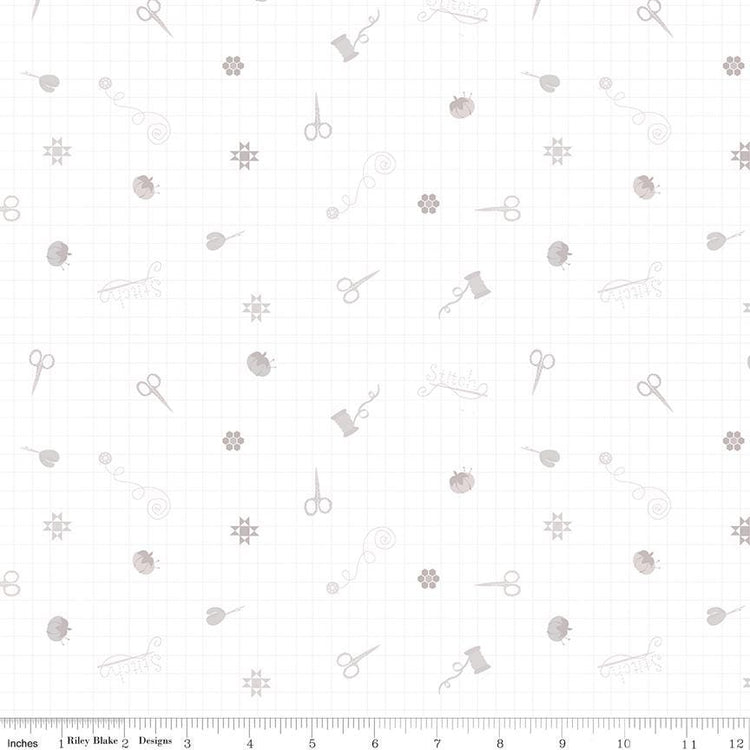 Lights On 2 Stitch is Life by Heather Peterson for Riley Blake Designs - C15777-STITCH