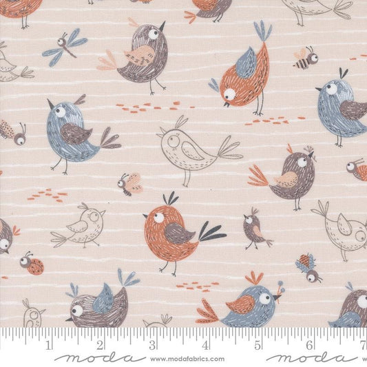 Chirp Friends Cloud by Elena Amo for Moda Fabrics - 39030 11