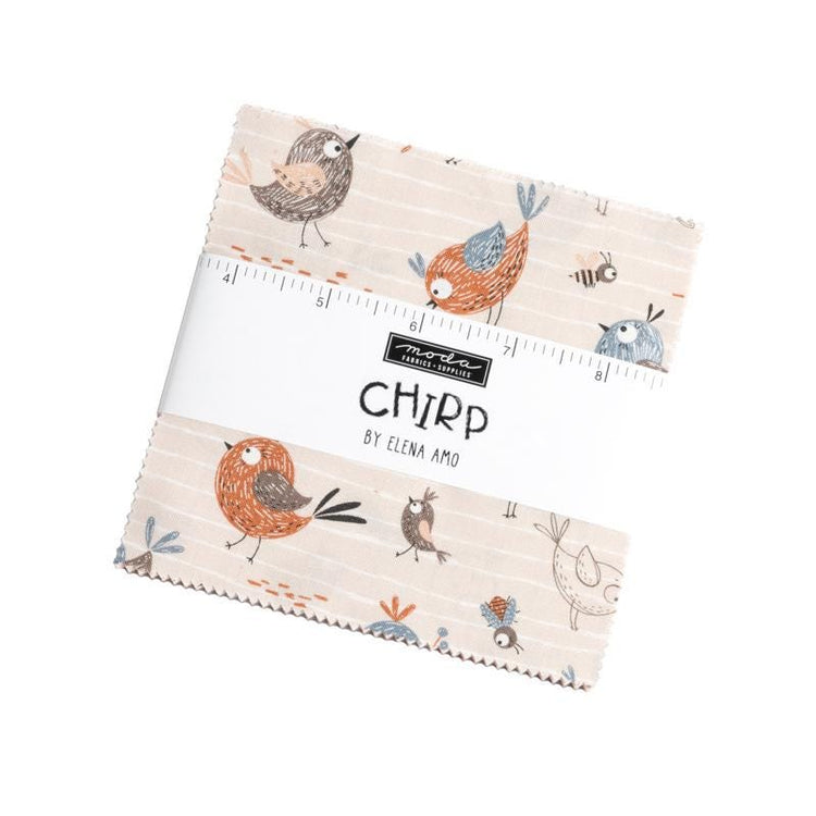 Chirp Charm Pack by Elena Amo for Moda Fabrics - 39030PP