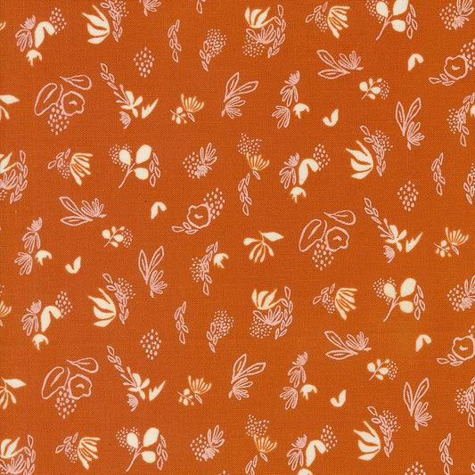 Things Above Floral Sprinkles Blenders Rust by Fancy That Design House for Moda Fabrics - 45616 16