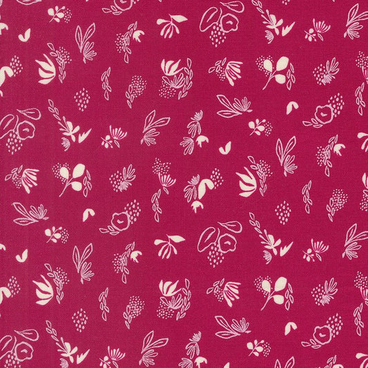 Things Above Floral Sprinkles Blenders Pomegranate by Fancy That Design House for Moda Fabrics - 45616 19