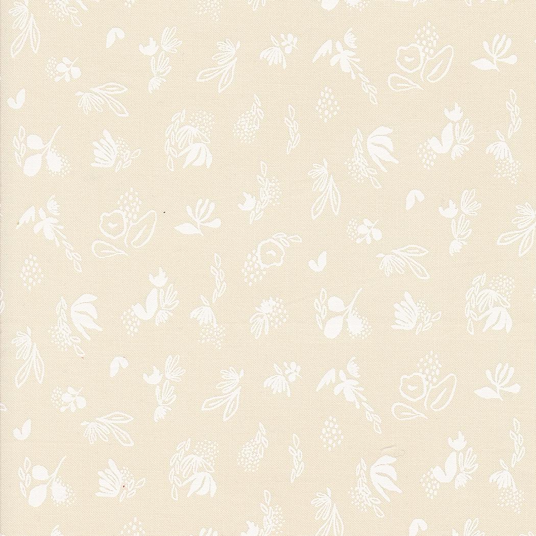 Things Above Floral Sprinkles Blenders Eggshell by Fancy That Design House for Moda Fabrics - 45616 11