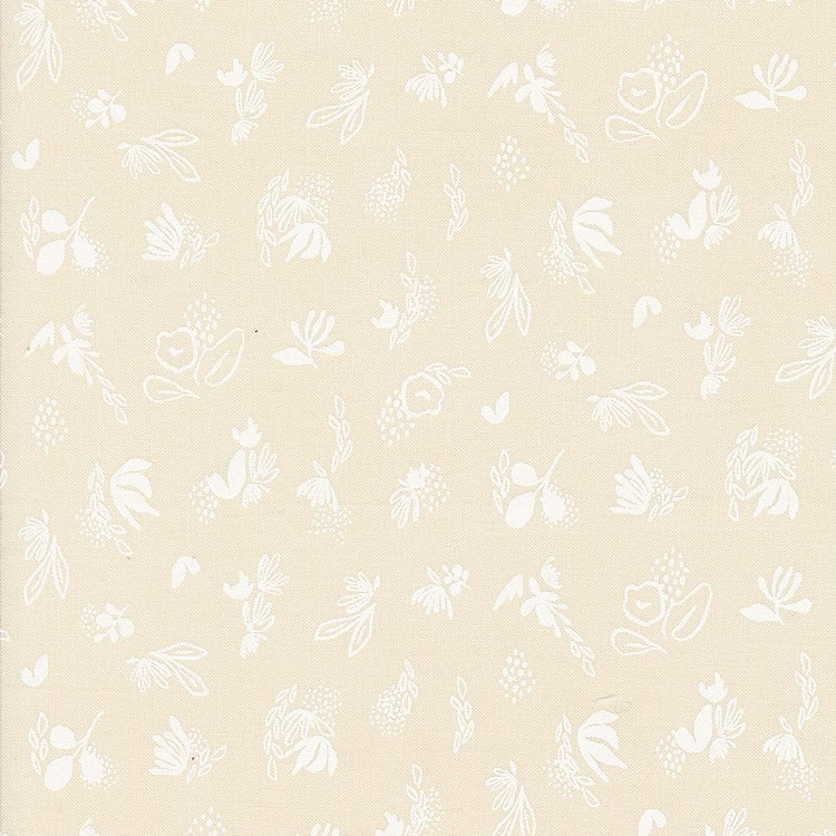 Things Above Floral Sprinkles Blenders Eggshell by Fancy That Design House for Moda Fabrics - 45616 11