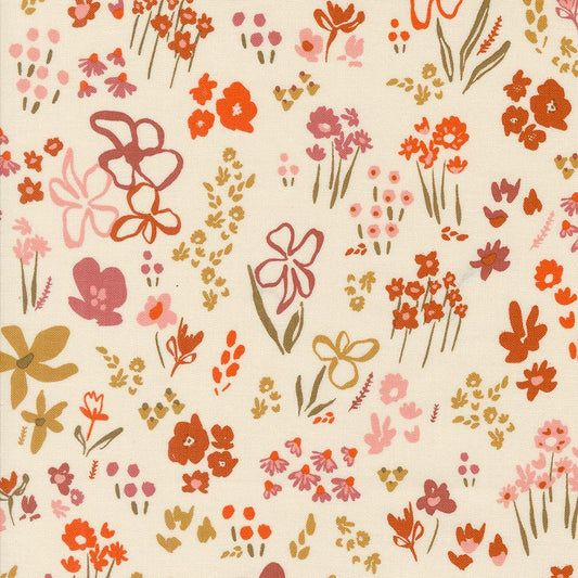 Things Above Scattered Seeds Florals Eggshell by Fancy That Design House for Moda Fabrics - 45612 11