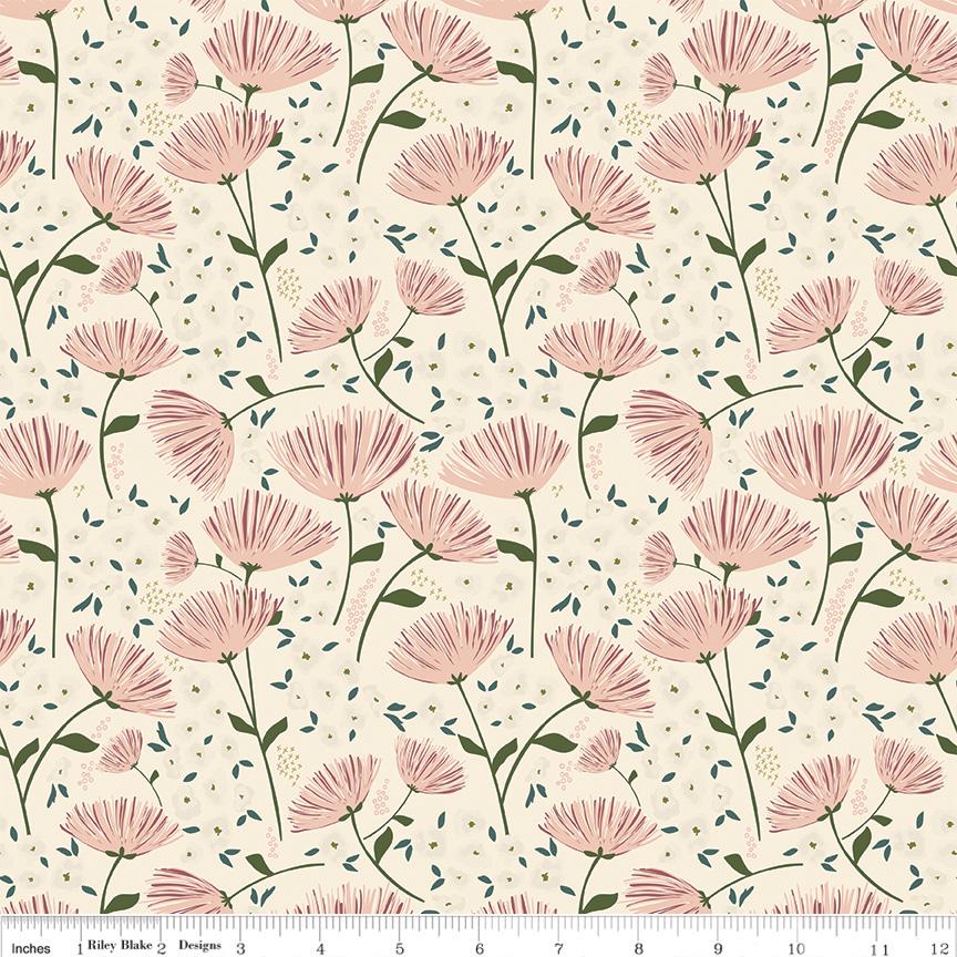 Blush 'n Butterscotch Main Cream by Simple Simon & Company for Riley Blake Designs - C15590-CREAM