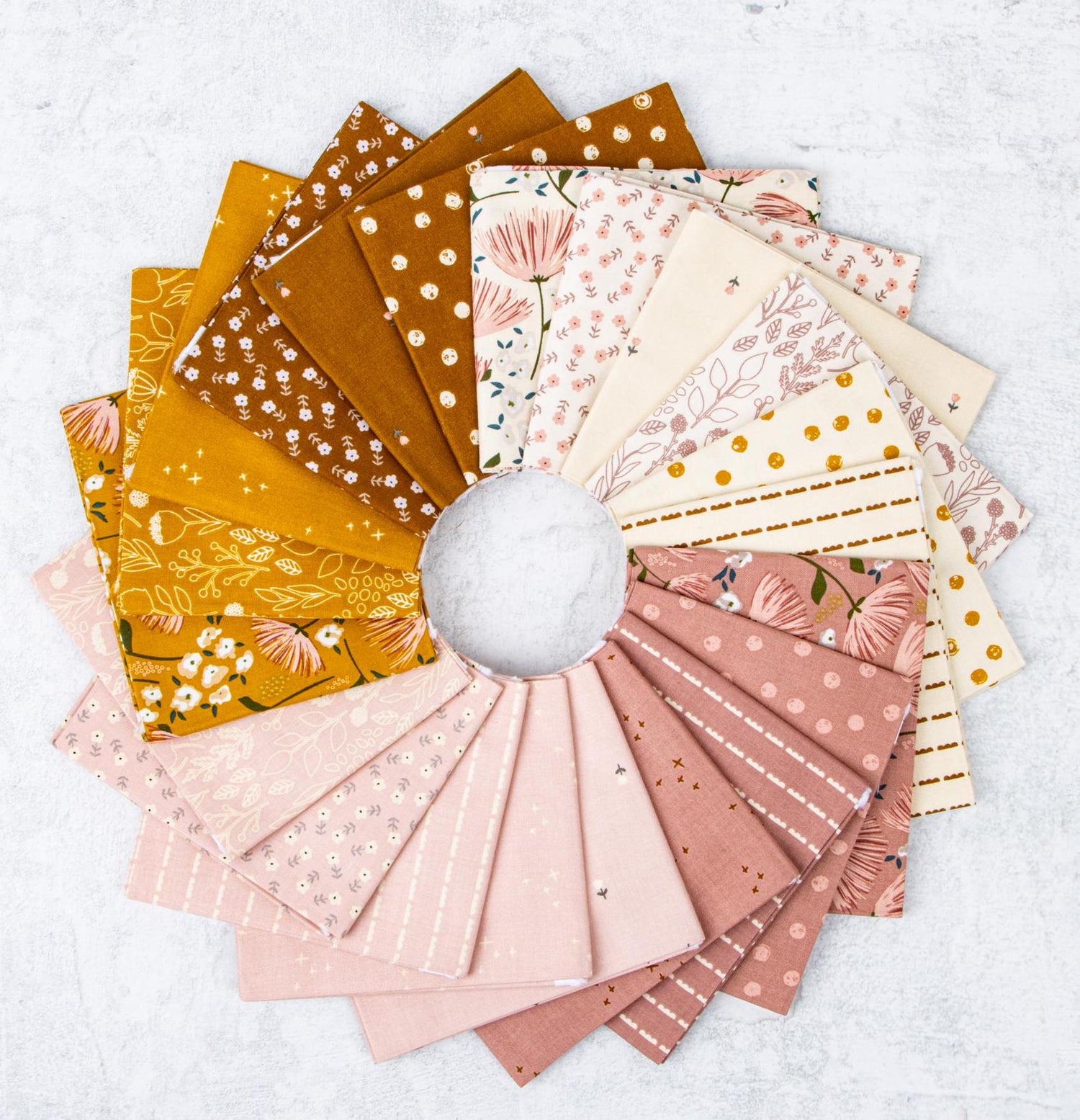 Blush 'n Butterscotch 10" Stacker by Simple Simon & Company for Riley Blake Designs - 10-15590-42 (42 pieces)