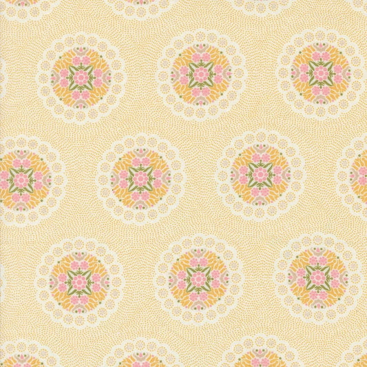 Sunday Brunch Mimosa Crepe Geometrics Blender Medallion by BasicGrey for Moda Fabrics - 30752 13